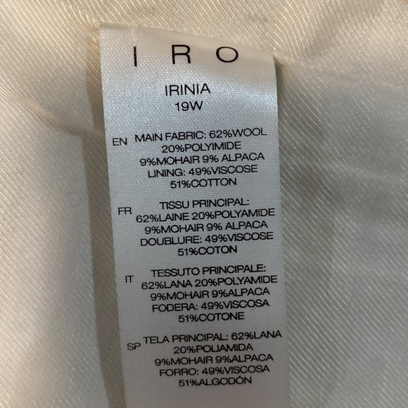 IRO Irinia Wool Mohair Alpaca Coat - Picture 8 of 12